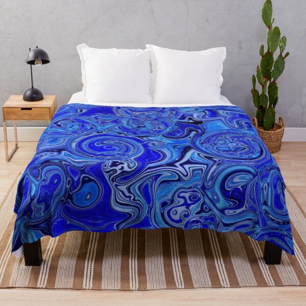 Item preview, Royal Blue Hydrangea Fractal Circles designed and sold by SXW Designs.