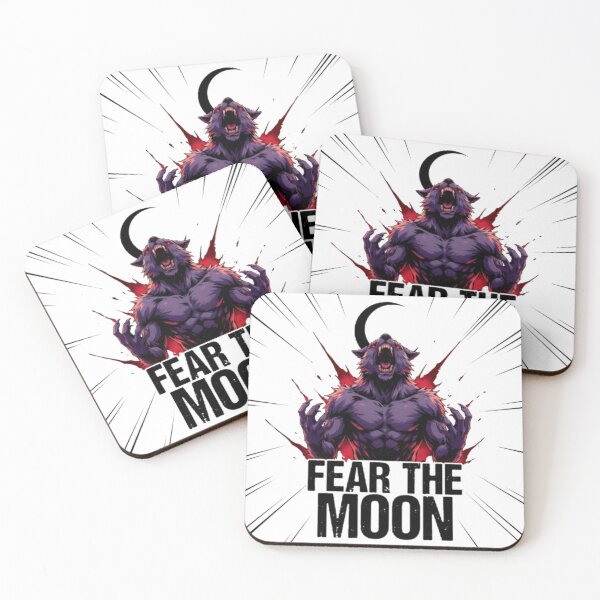 Item preview, Werewolf Fear The Moon Halloween Horror designed and sold by smartlogo_factory.