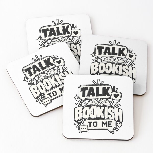 Item preview, Talk Bookish To Me Modern Typography Reader designed and sold by Win Hardy.
