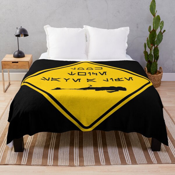 Item preview, Speeder Bikes: Look Twice Save a Life Sign in Aurebesh designed and sold by Karate Octopus.