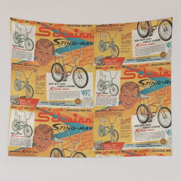 Item preview, Vintage Schwinn Sting Ray Ad designed and sold by Offset Vinyl Film.