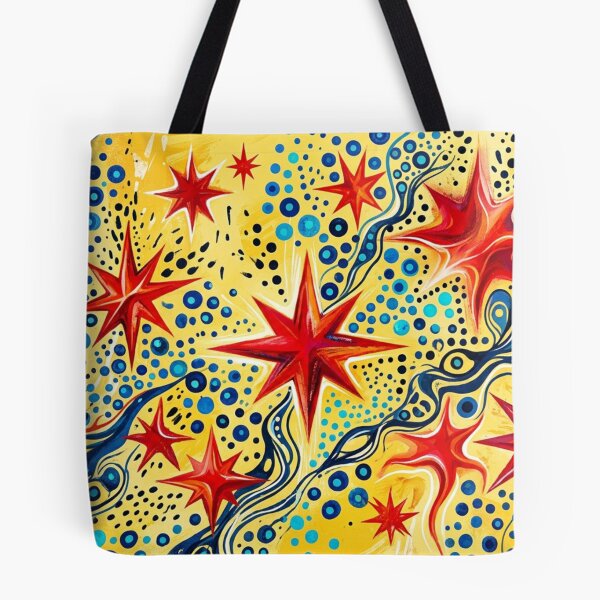 Item preview, Cosmic Dance of Red Stars designed and sold by Sigtrix.