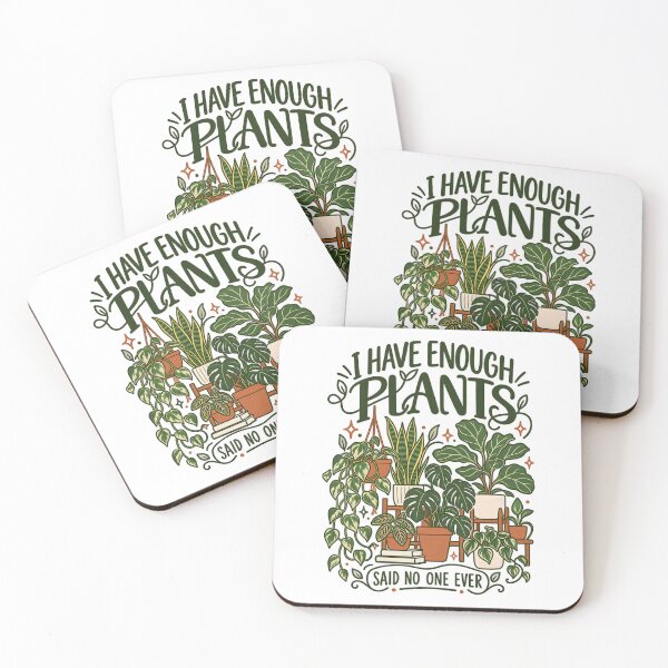 Item preview, I Have Enough Plants Said No One Ever Line Art designed and sold by Win Hardy.