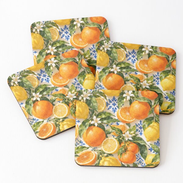 Item preview, Spanish Citrus Sunshine – Oranges, Lemons & Mediterranean Summer designed and sold by Jandedan.