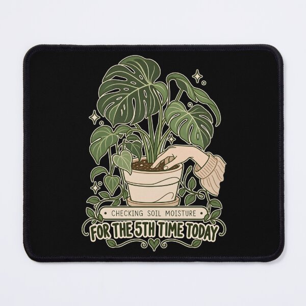 Item preview, Checking Soil Moisture 5th Time Today Botanical Art designed and sold by Win Hardy.