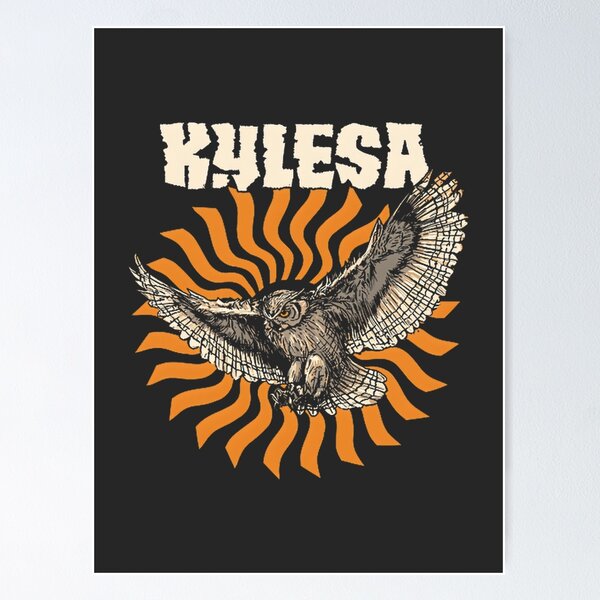 Item preview, Kylesa Owl Artistic Illustration with Bold and Mystical Design designed and sold by Heyheidy13.