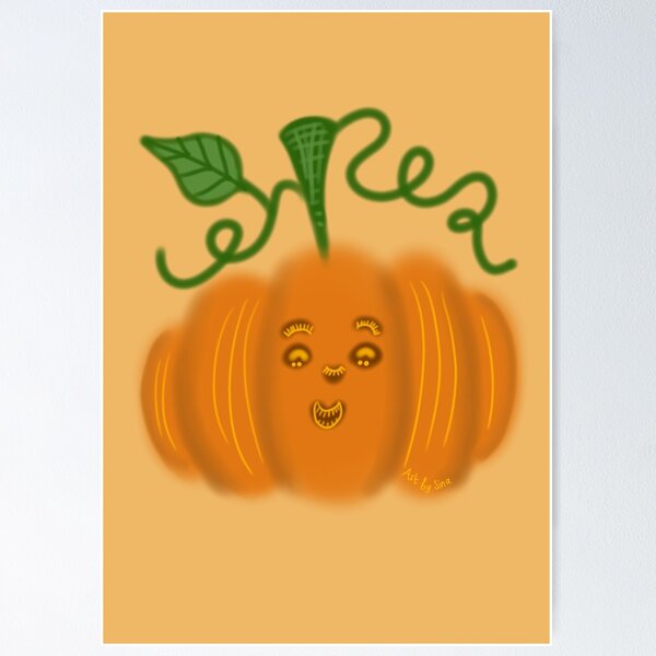 Item preview, Spooksie Halloween Fairytale Pumpkin designed and sold by Art-by-Sina.