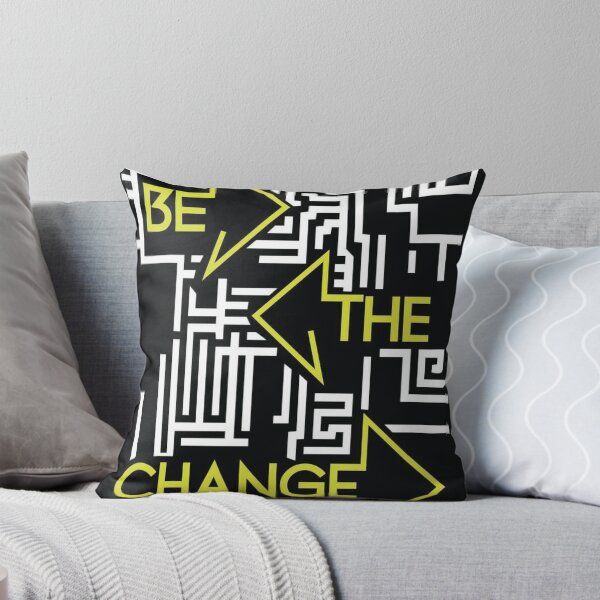 Item preview, Be The Change - Modern Abstract Geometric Maze designed and sold by Xtention Co..