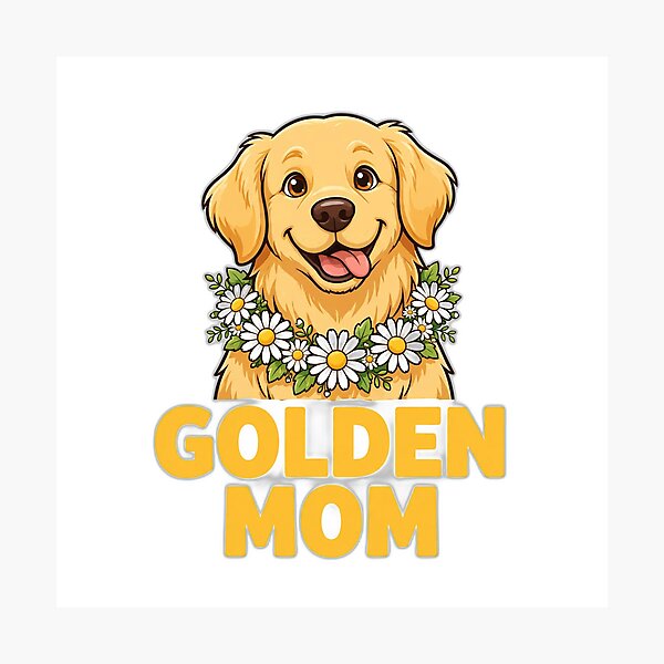 Item preview, Golden Mom T-Shirt | Golden Retriever Shirt | Dog Mom Gift Tee designed and sold by stacyanne324.