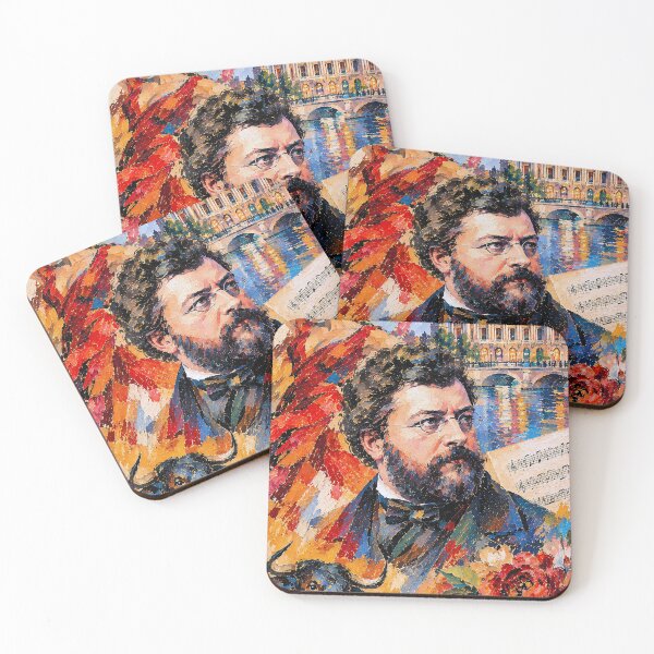 Item preview, Georges Bizet Portrait Painting – Classical Music Legend designed and sold by GalleryKauffeld.