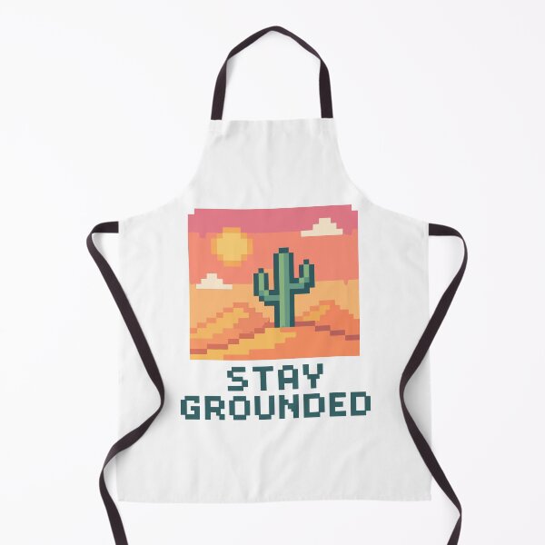 Item preview, Arte pixelado de cactus al atardecer designed and sold by NaturePixel.