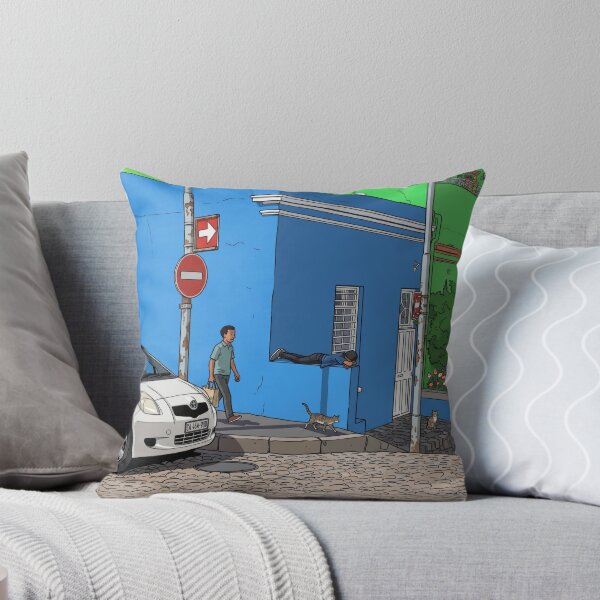 Item preview, Cape Town Bo-Kaap South Africa Colorful houses Everyday life Retro Vintage design motif designed and sold by strandbar.