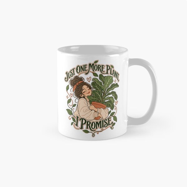 Item preview, Just One More Plant I Promise Minimal Line Art designed and sold by Win Hardy.