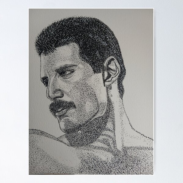 Item preview, Freddie mercury  designed and sold by PareidoliaMan.