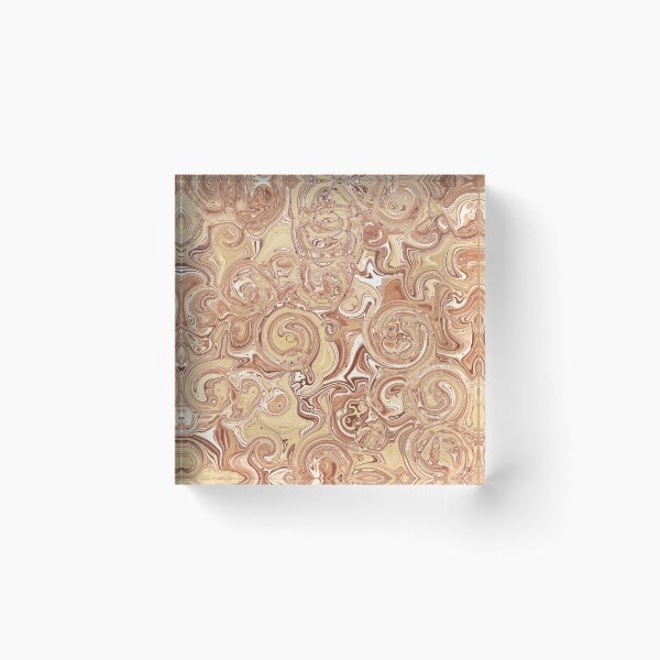 Item preview, Mocha Hydrangea Fractal Circles designed and sold by SXW Designs.