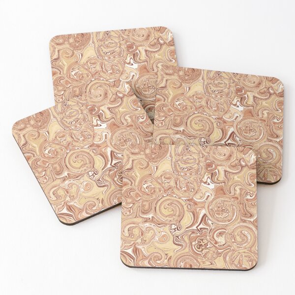 Item preview, Mocha Hydrangea Fractal Circles designed and sold by SXW Designs.