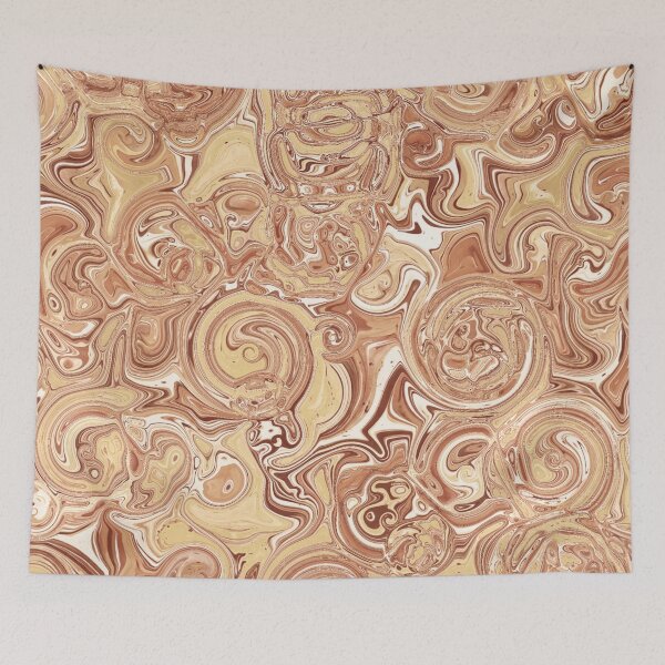 Item preview, Mocha Hydrangea Fractal Circles designed and sold by SXW Designs.
