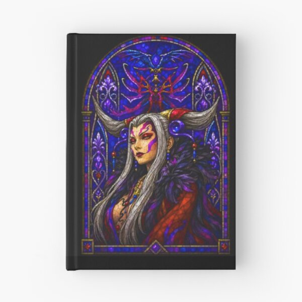 Item preview, Ultimecia or Artemisia, the villainous witch from Final Fantasy VIII, stained glass window - PlayStation Gamer Nostalgia - Edea, Rinoa, Squall - Anime/Manga - Church or Castle Art designed and sold by Alba Forjanívea.