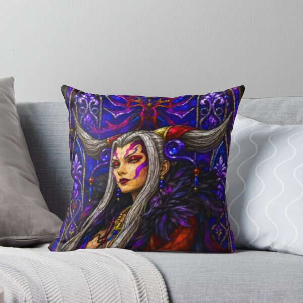 Item preview, Ultimecia or Artemisia, the villainous witch from Final Fantasy VIII, stained glass window - PlayStation Gamer Nostalgia - Edea, Rinoa, Squall - Anime/Manga - Church or Castle Art designed and sold by Alba Forjanívea.