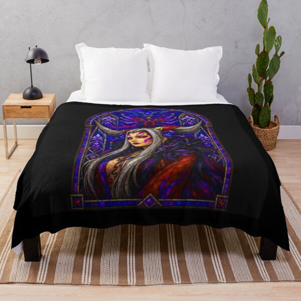 Item preview, Ultimecia or Artemisia, the villainous witch from Final Fantasy VIII, stained glass window - PlayStation Gamer Nostalgia - Edea, Rinoa, Squall - Anime/Manga - Church or Castle Art designed and sold by Alba Forjanívea.