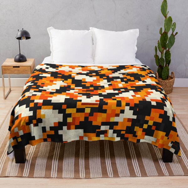 Item preview, Calico Cat Pixel Art Fur Pattern designed and sold by NaturePixel.