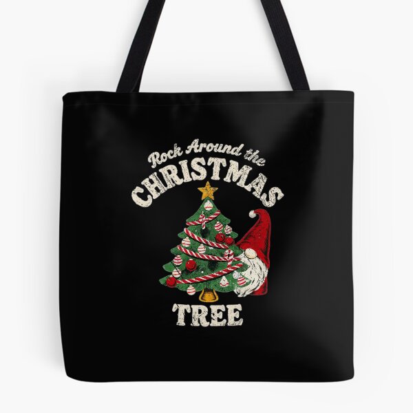 Item preview, Cute Gnome Rock Around The Christmas Tree Vintage Holiday Retro designed and sold by PensaPo2.