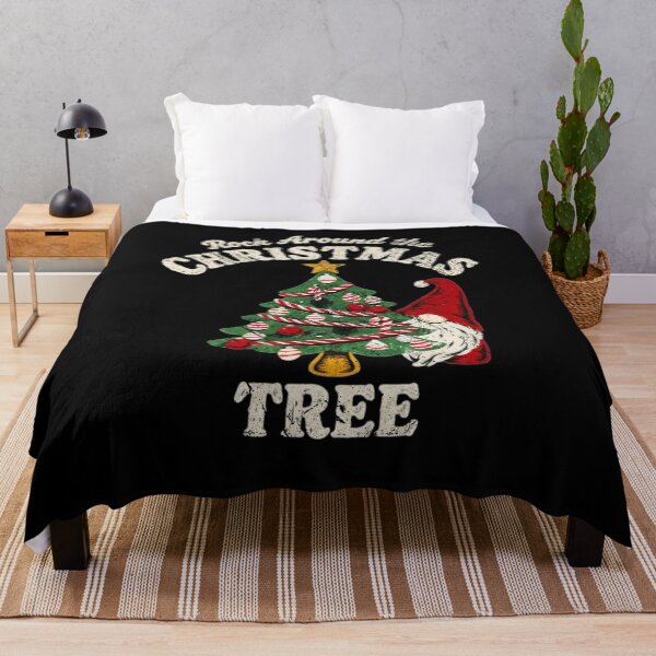 Item preview, Cute Gnome Rock Around The Christmas Tree Vintage Holiday Retro designed and sold by PensaPo2.