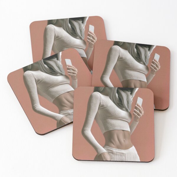 Item preview, Surreal Woman Distorted Face Portrait designed and sold by Mr Ai Shop.