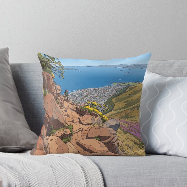 Item preview, Cape Town Lions Head Hike South Africa Sea View Retro Vintage Design Motif designed and sold by strandbar.