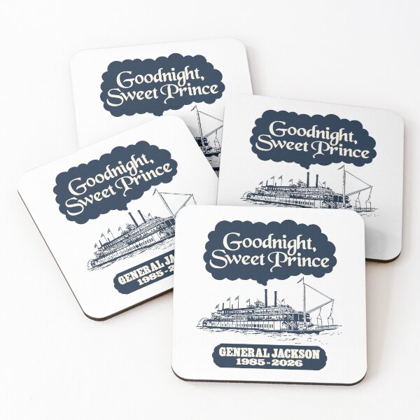 Item preview, Goodnight Sweet Prince General Jackson 1985-2026 designed and sold by Adebucat.