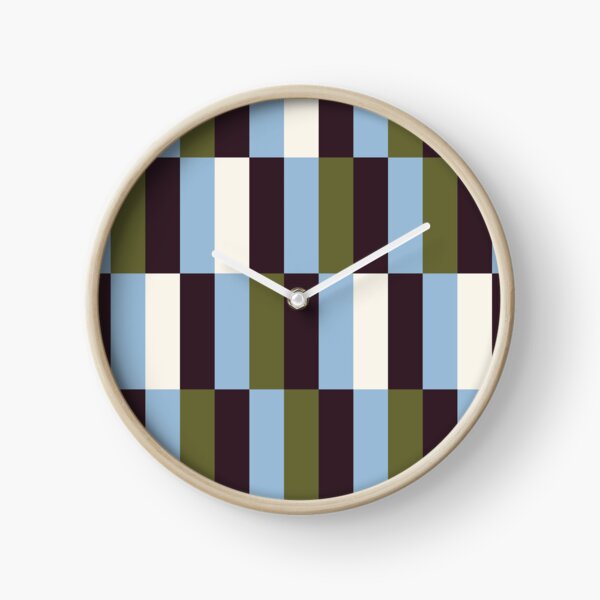 Item preview, Minimal Geometric Rectangles Lines 17 | Stripe Grid Olive Plum Powder Blue designed and sold by MarleneCanto.