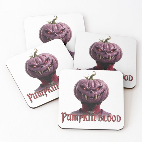 Item preview, Vampire Pumpkin Blood Halloween Horror Art designed and sold by smartlogo_factory.