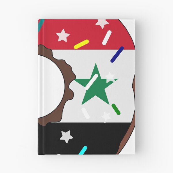 Item preview, Syria Flag Donut – Colorful Sprinkles Country Pride designed and sold by TheIconSmith.