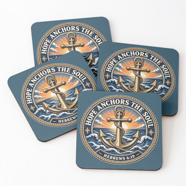 Item preview, Hope Anchors the Soul Christian Nautical Anchor  designed and sold by BROHLine Studio.
