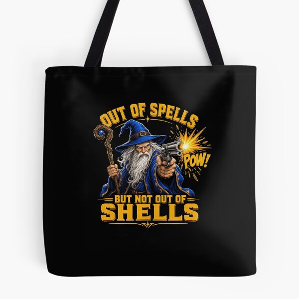 Item preview, Out Of Spells But Not Out Of Shells Funny Wizard RPG Gaming Vintage designed and sold by PensaPo2.