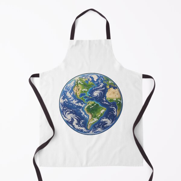 Item preview, Beautiful Earth Globe Illustration Showing Our Planet from Space designed and sold by Heyheidy13.