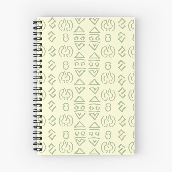 Item preview, Bogolan Mud Cloth Pattern – Sage Green African Tribal Print designed and sold by Wolagno.