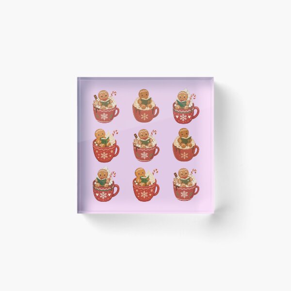 Item preview, Cute Vintage Gingerbread Mug Baking Pattern designed and sold by GlaSher.