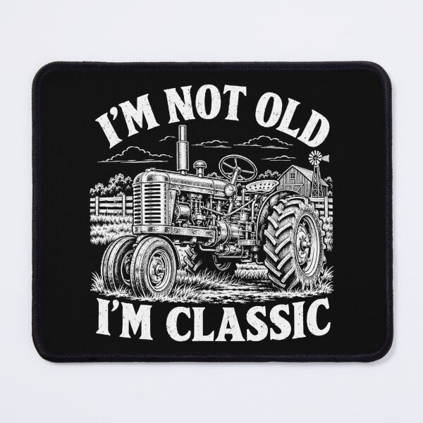 Item preview, I'm Not Old I'm Classic Retro Farm Tractor designed and sold by andre-hollow.