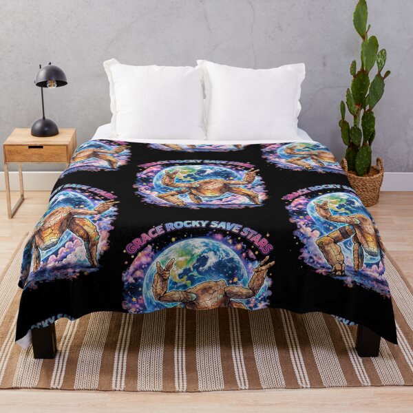 Item preview, Grace Rocky Save Stars Cosmic Turtle Fan designed and sold by RDGNR.