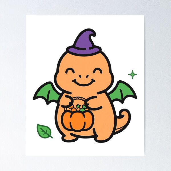 Item preview, Tiny Trick Or Treater Baby Dragon Halloween Tee designed and sold by A Light Worker.