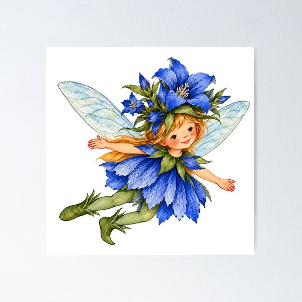 Item preview, Gentian Flower Fairy designed and sold by Zeewind.