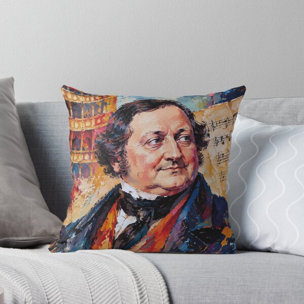 Item preview, Gioachino Rossini Painting – Portrait of the Famous Italian Composer designed and sold by GalleryKauffeld.