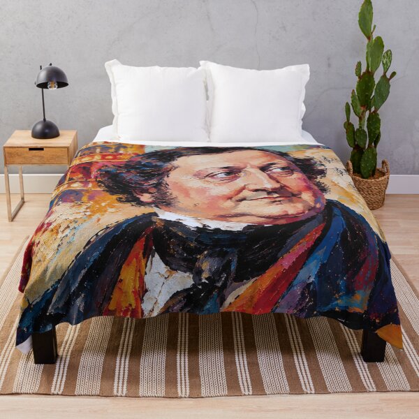Item preview, Gioachino Rossini Painting – Portrait of the Famous Italian Composer designed and sold by GalleryKauffeld.