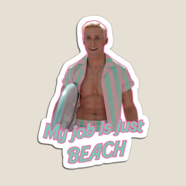 Item preview, My job is just beach designed and sold by hesjustken.