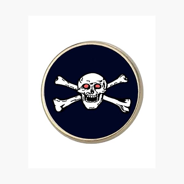 Item preview, Skull and Cross Bones Red Eyes  designed and sold by Abstract65.