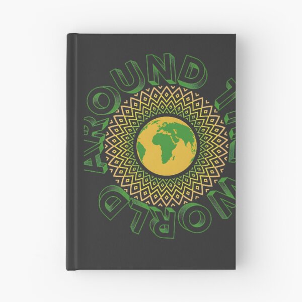 Item preview, Around the World Green Earth Globe Illustration Design designed and sold by Heyheidy13.