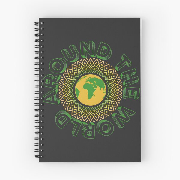 Item preview, Around the World Green Earth Globe Illustration Design designed and sold by Heyheidy13.