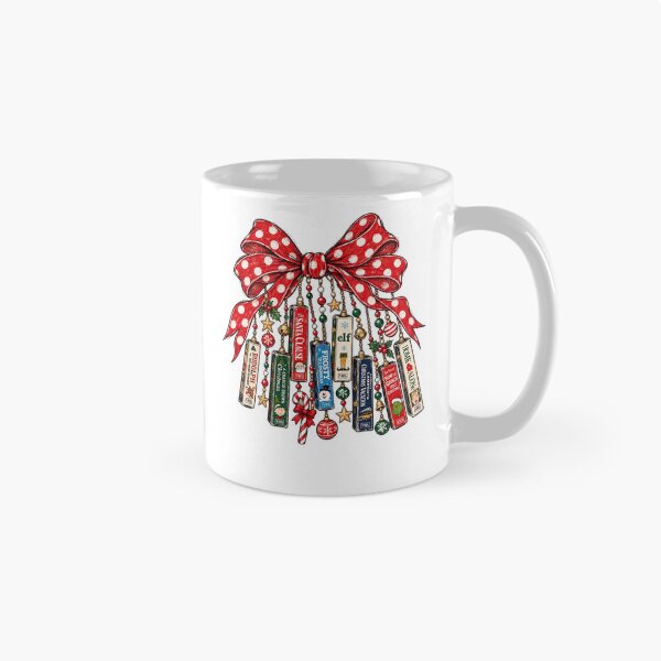 Item preview, Christmas Movie Ornaments Red Bow Holiday Nostalgia designed and sold by RDGNR.