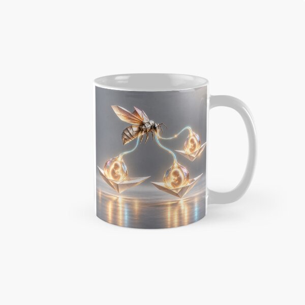 Item preview, Golden Origami Bee — The New Pollination designed and sold by Qenlo.